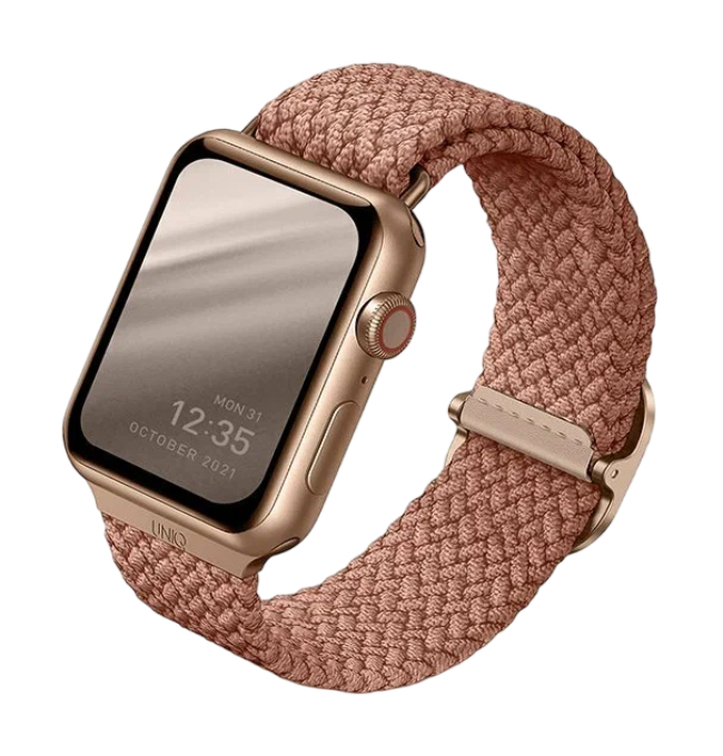 Ремешок Uniq для Apple Watch 42/40/41мм ASPEN Плетеный ремешок, Розовый