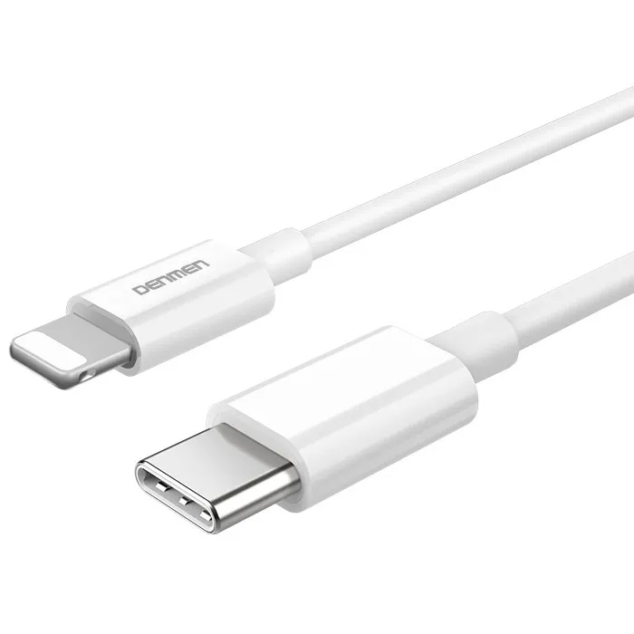 Denmen Cable Type-C for Lightning D10L, Белый