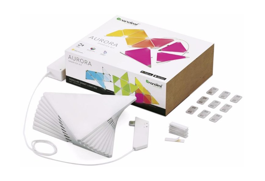 Комплект умных ламп Nanoleaf Aurora Smarter Kit 9 Panels, Белый