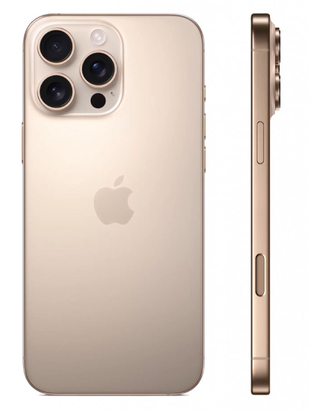 Смартфон Apple iPhone 16 Pro 128Гб (1 sim + eSIM) Пустынный титан