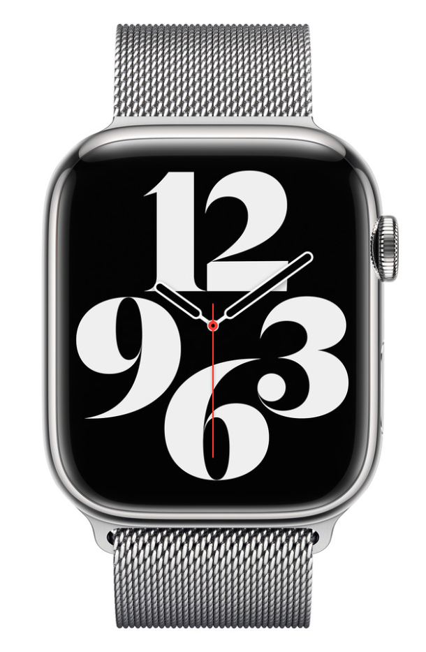 Ремешок Apple для Apple Watch 45мм, Черная спортивная петля Unity
