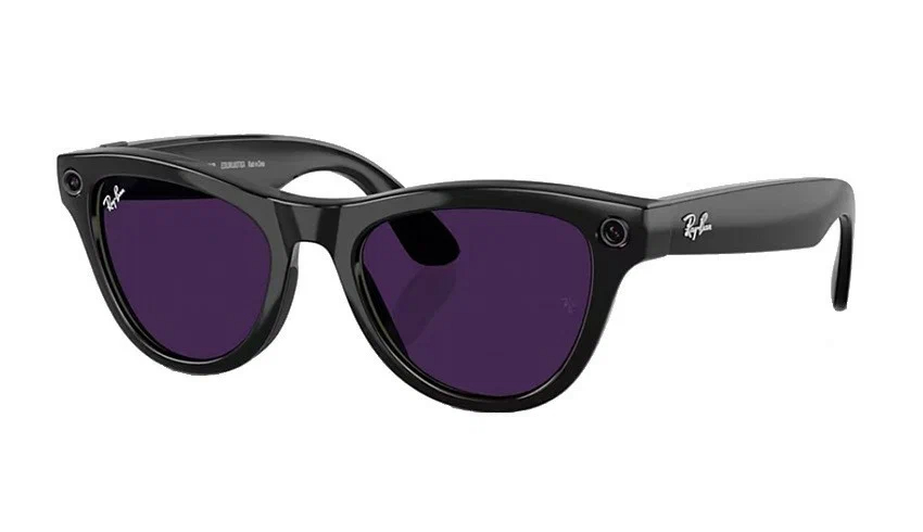 RayBan Meta Skyler RW4010 Shiny Black Amethyst (150 - 52 Size), Черный в Сочи