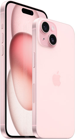 iPhone 15 128Гб (2 SIM / 85%) Розовый - Б/У ★★★★☆