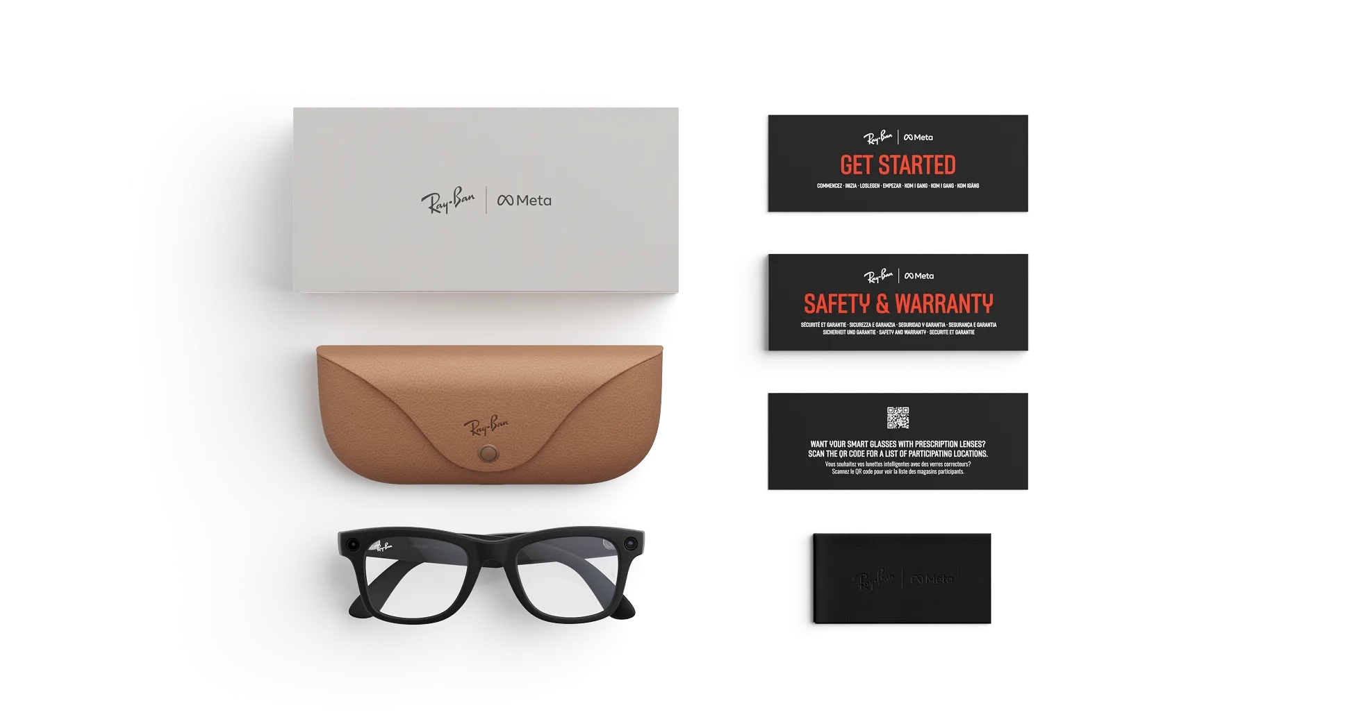 Умные очки Ray Ban Wayfarer (Gen 2) RW4012 Matte Black/Clear (S 53) L 155-53mm в Сочи