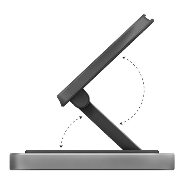 Беспроводное зарядное устройство Bazic GoMag Station 3-in-1 (with Apple watch charger) 15W Grey