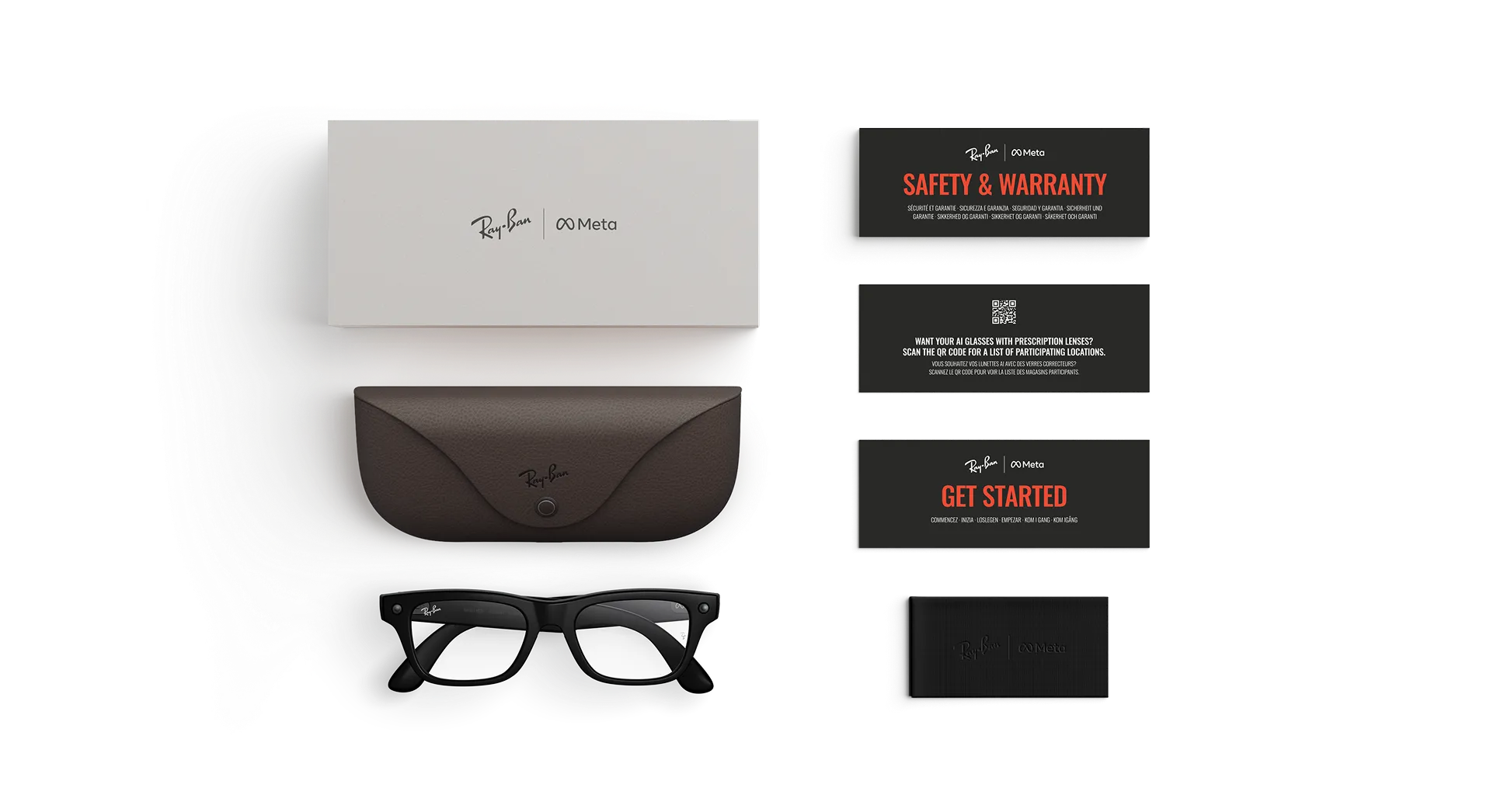 Умные очки Ray Ban Blazer Optics (Gen 2) Matte Black 150 - 50 Size в Сочи